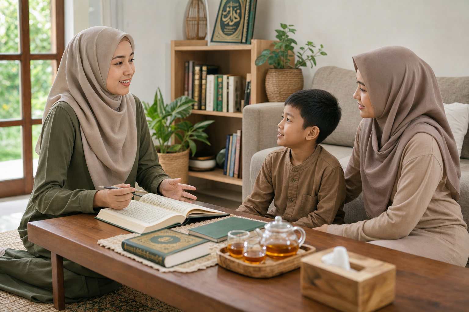 Program les mengaji bersama keluarga