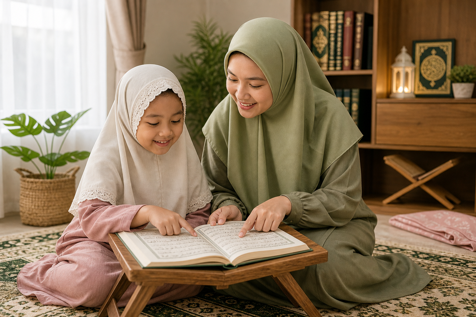 Pendampingan belajar Iqra dan tajwid